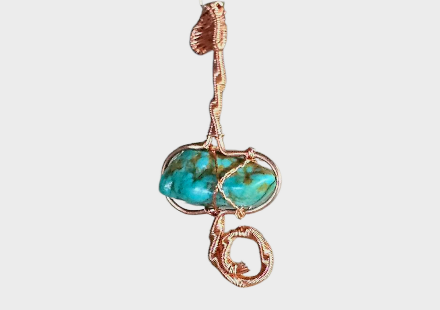 Small authentic turquoise pendant